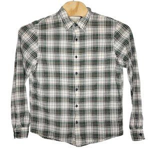 Denim &‎ Supply Ralph Lauren Large Men's Gray / Green Plaid Long Sleeve Shirt